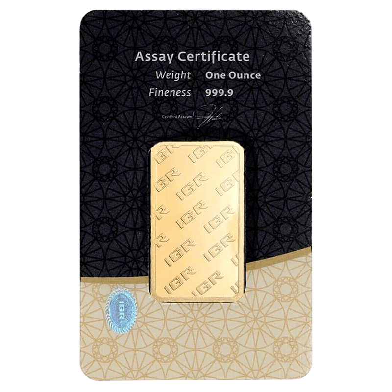 1 OZ IGR Gold BAR - Image 2