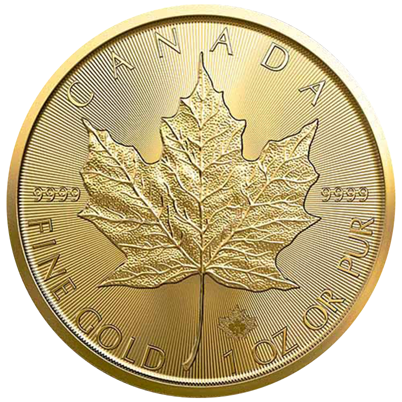 1oz Canadian Maple Leaf coin Random Year