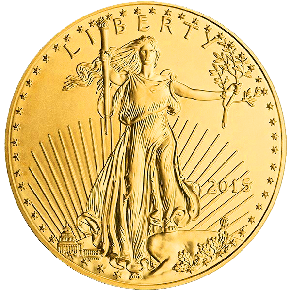 1 OZ GOLD AMERICAN EAGLE COIN - Image 2