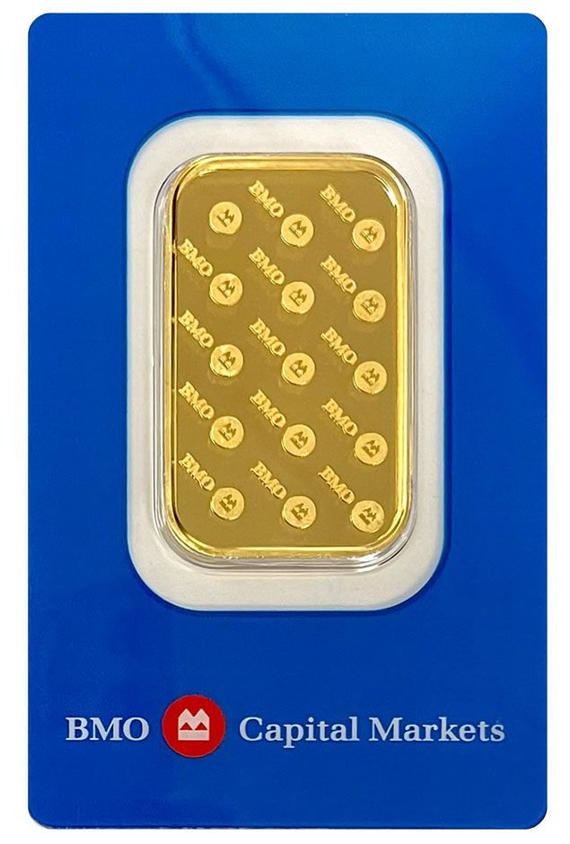 Gold 1 OZ Bank Of Montreal .9999 Bar - Image 2