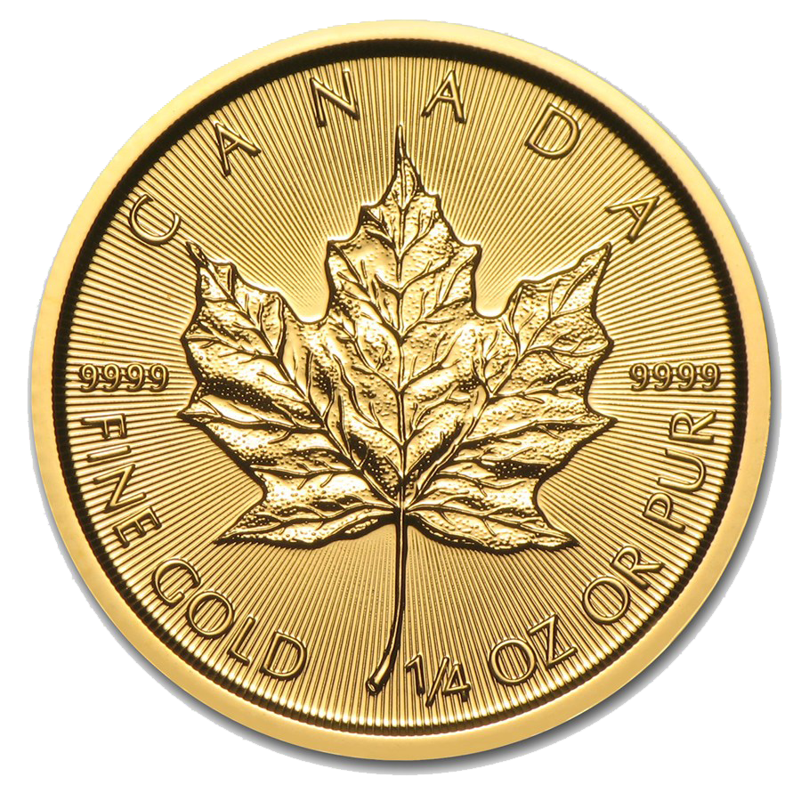 1/4 OZ GOLD MAPLE COIN