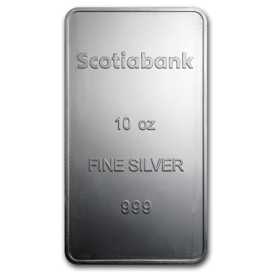 10 OZ SILVER SCOTIABANK BAR - Image 2