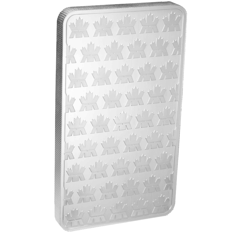 10 OZ SILVER ROYAL CANADIAN MINT BAR - Image 2